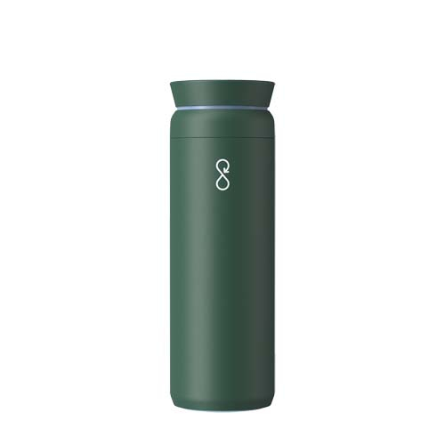 Tumbler promotionnel 590 ml Ocean Bottle Peak Brew Vert forêt